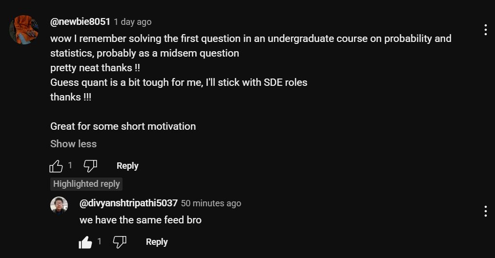 met divyansh on youtube comments